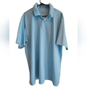 Tournament Collection Polo Shirt 2XL‎ Golf Performance Men’s Light Blue